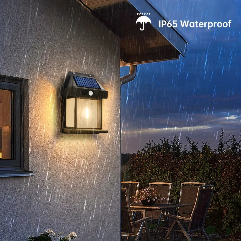 Waterproof Motion Sensor Solar Wall Light