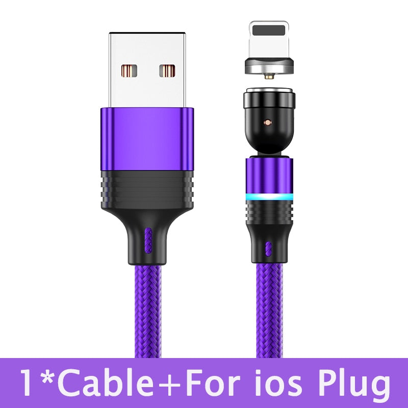 Hot Selling 540° Rotate Magnetic USB Cable
