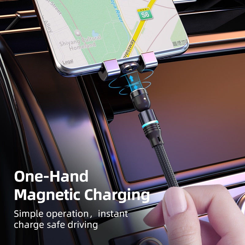 Hot Selling 540° Rotate Magnetic USB Cable