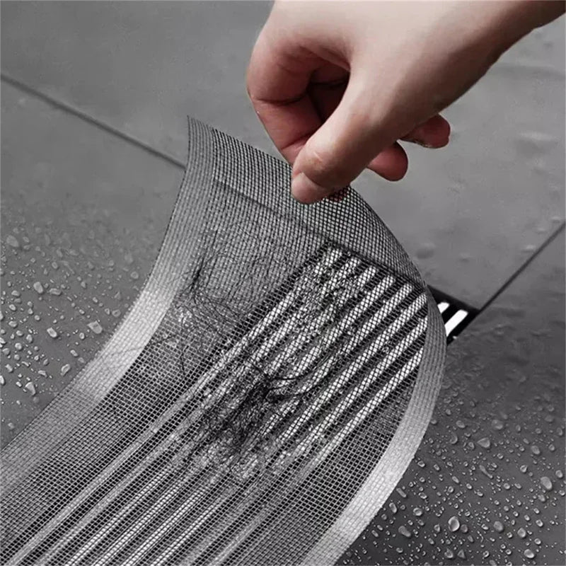 Cuttable Shower Drain Hair Catcher