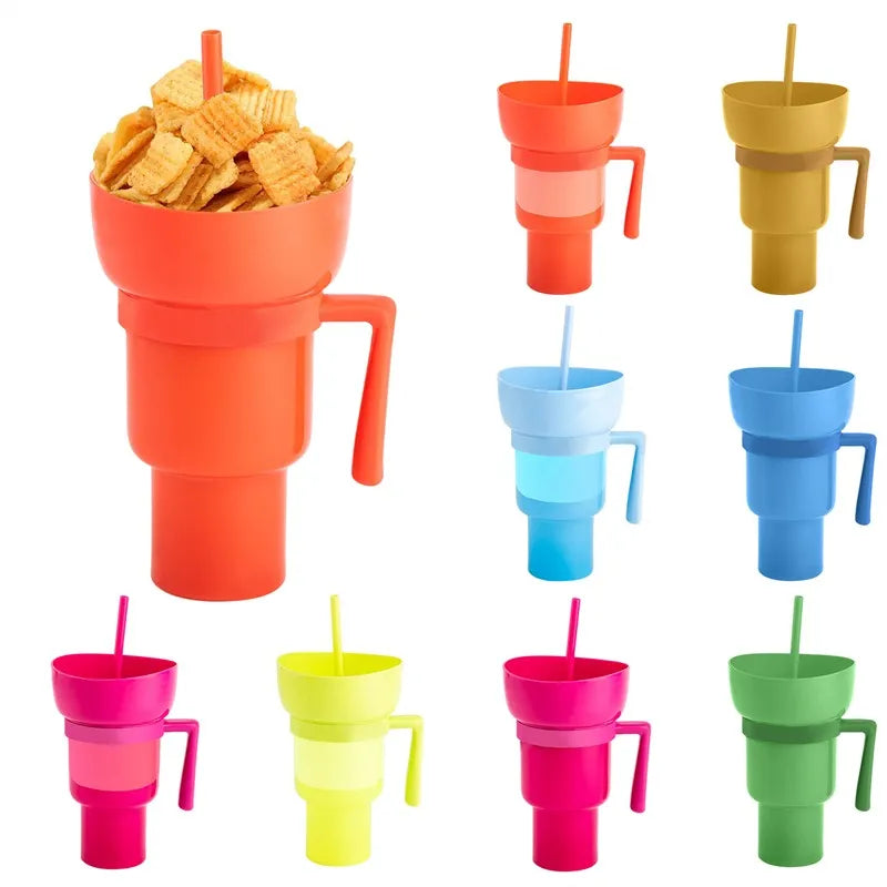 2 In 1 Portable Snackies Cup