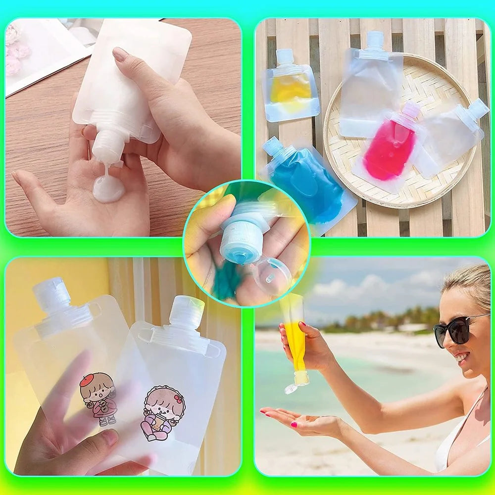 Travel Size Empty Squeeze Pouches