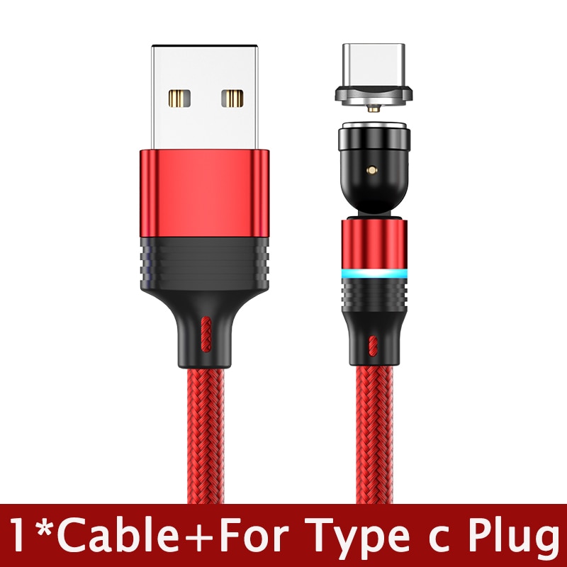 Hot Selling 540° Rotate Magnetic USB Cable