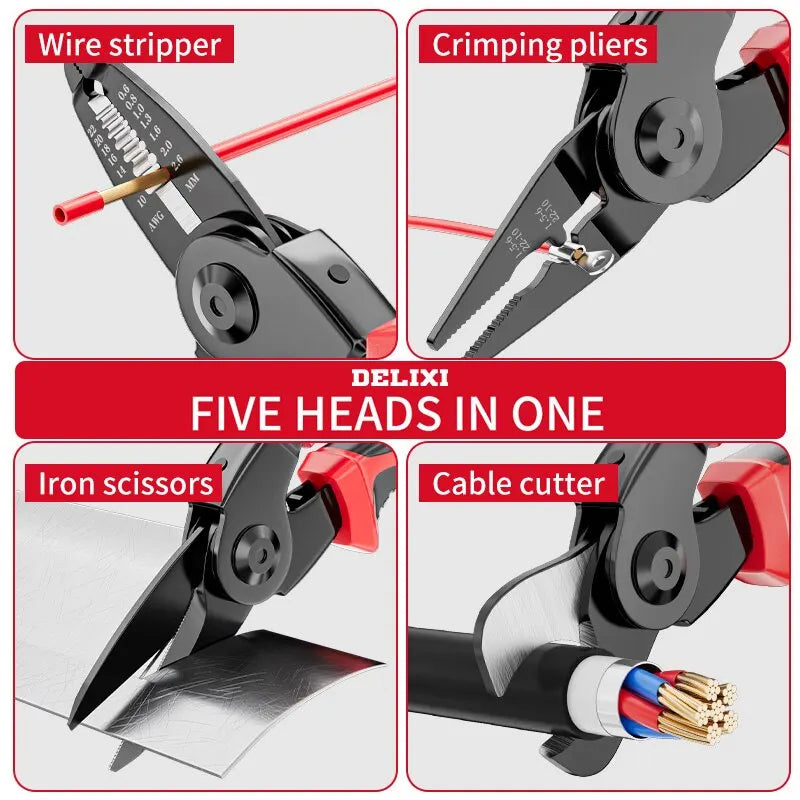 Multifunctional Replaceable Electrician Pliers