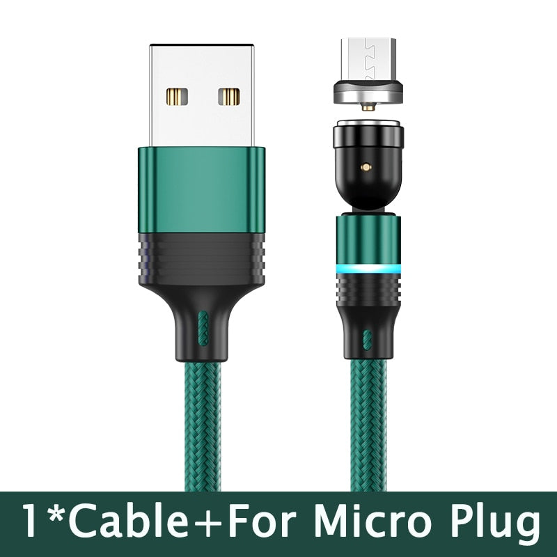 Hot Selling 540° Rotate Magnetic USB Cable