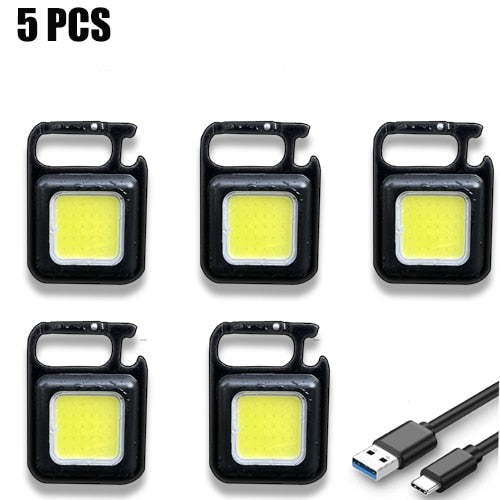 Multifunctional waterproof mini led keychain flashlight.