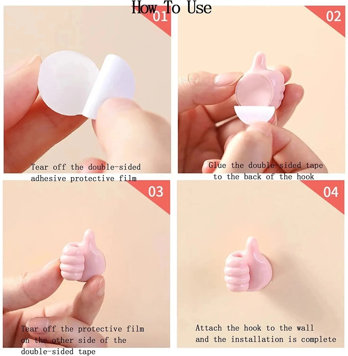 10Pcs Silicone Hook Wire Organizer