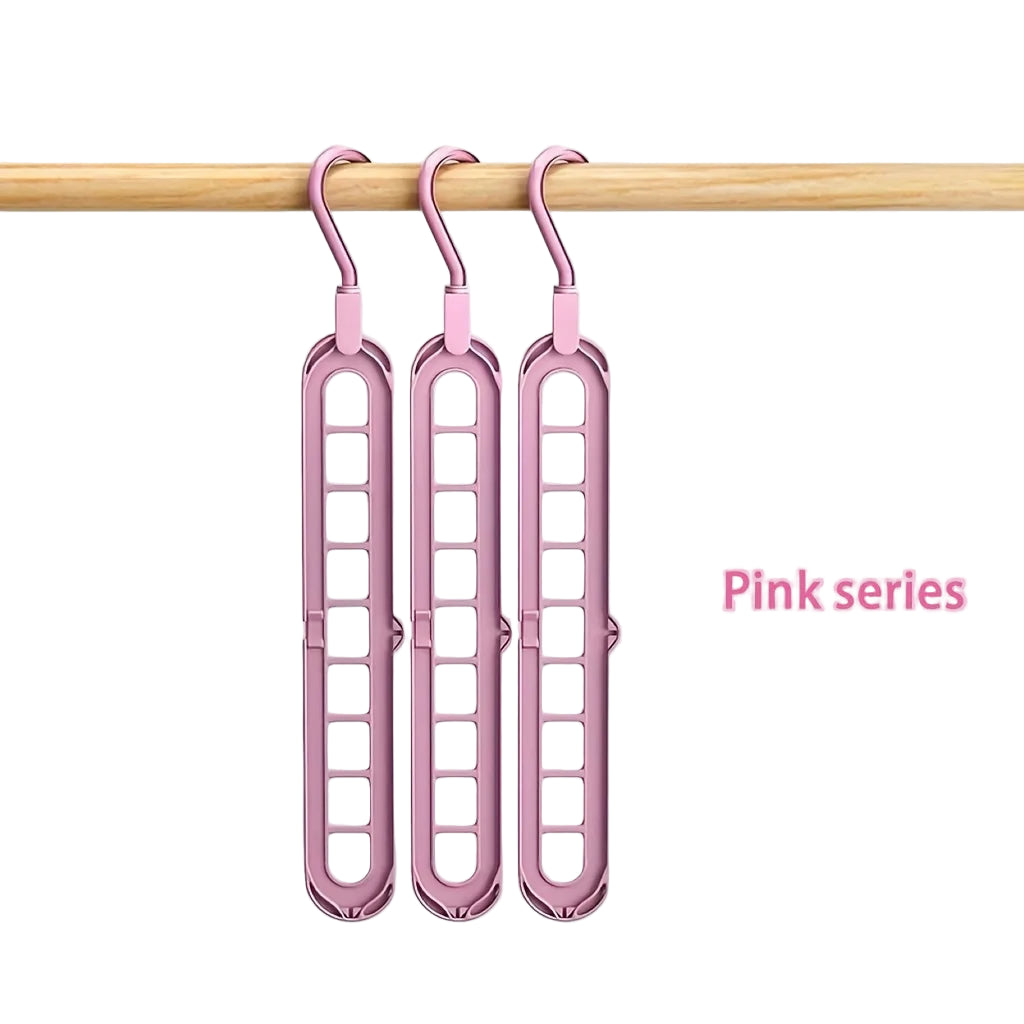3pcs Multi-Hole Clothes Hangers 🧥