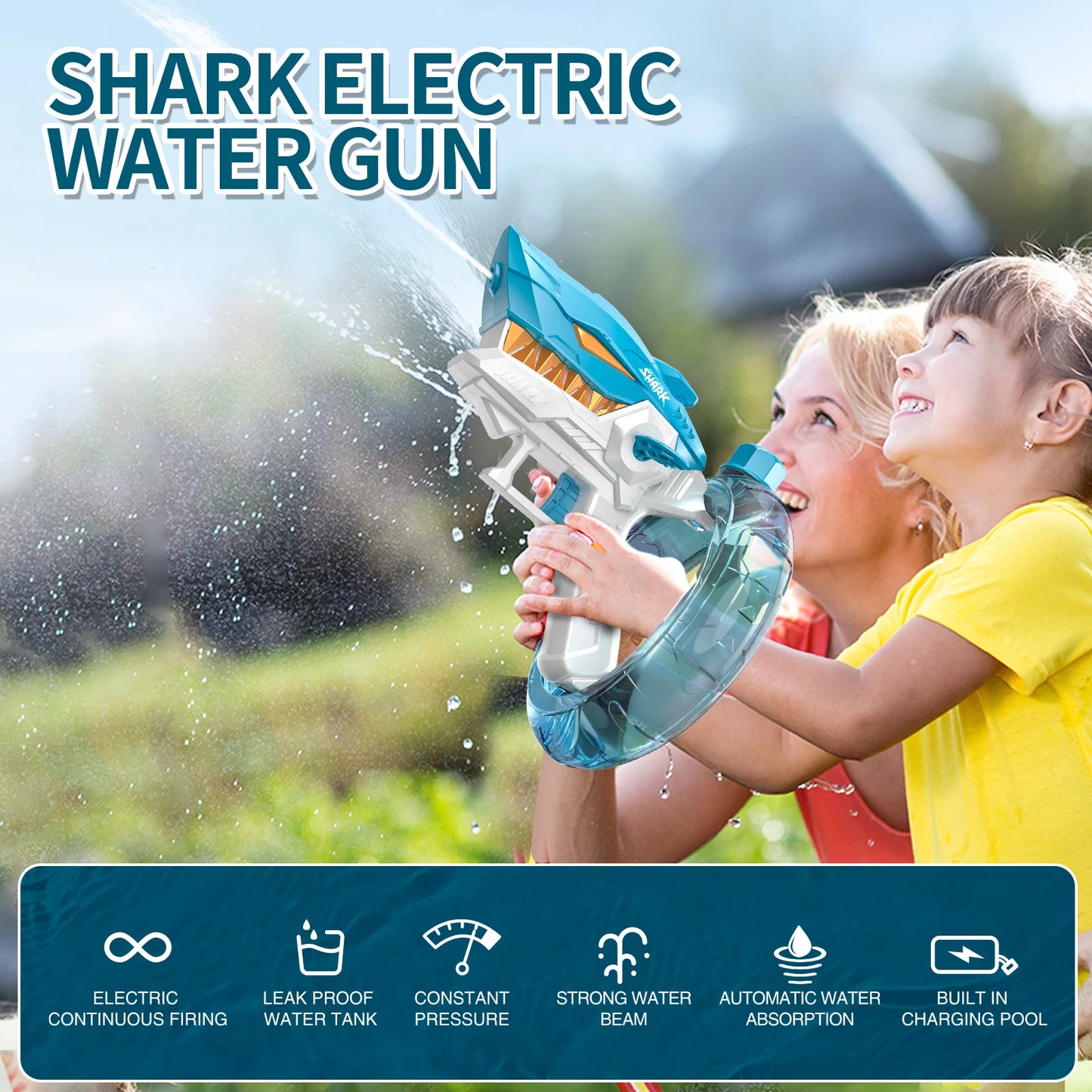 Electric Water Gun for Adults & Kids