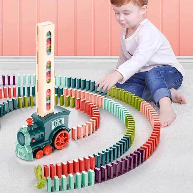Automatic Laying Domino Train