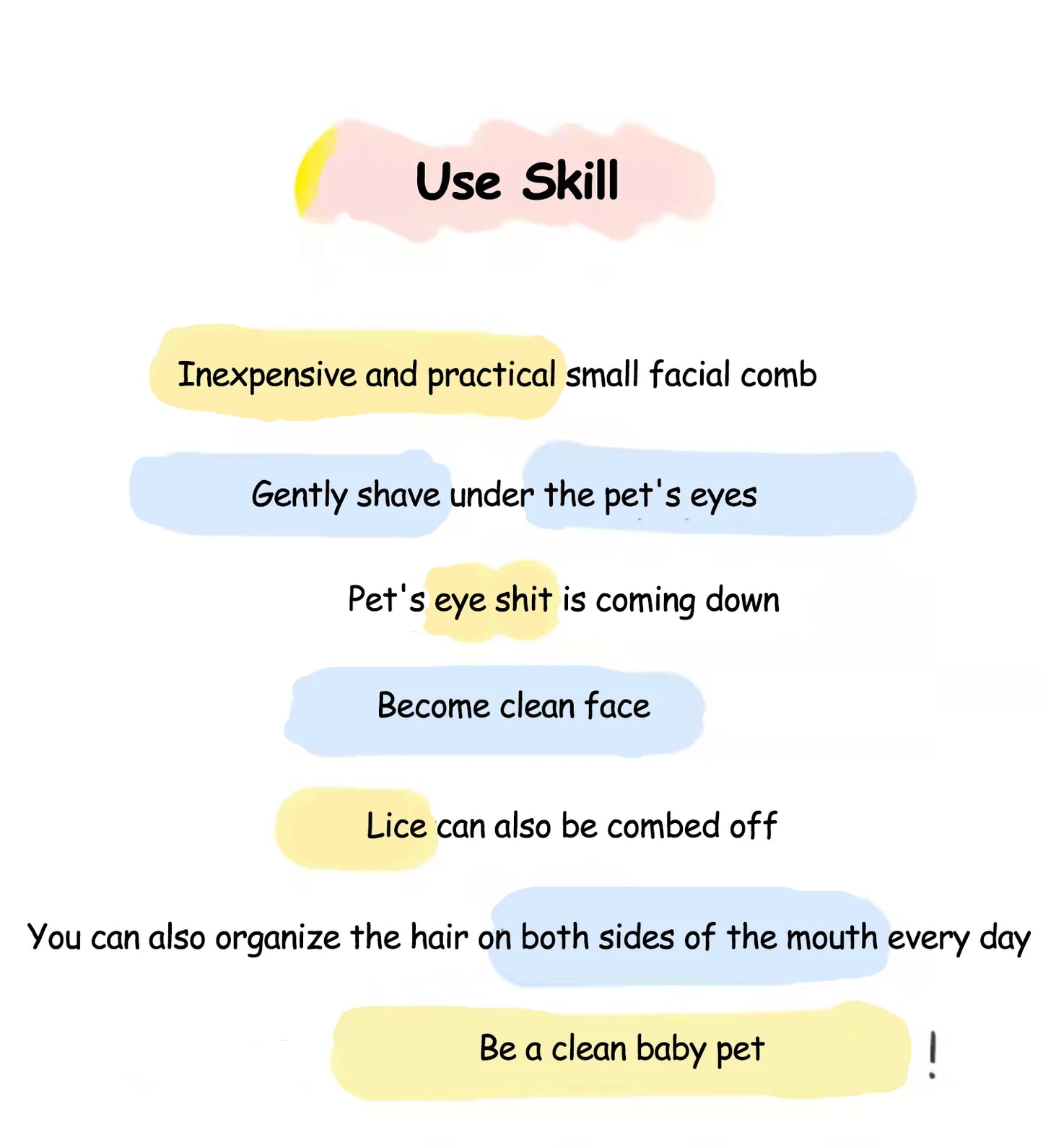 Pet Facial Cleaning Brush