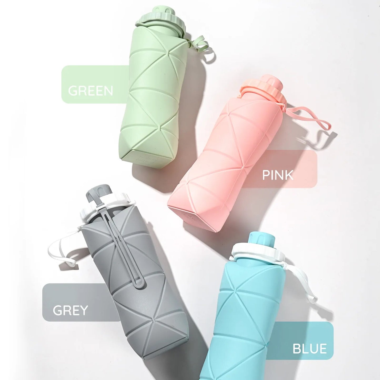 Silicone Foldable Water Bottle