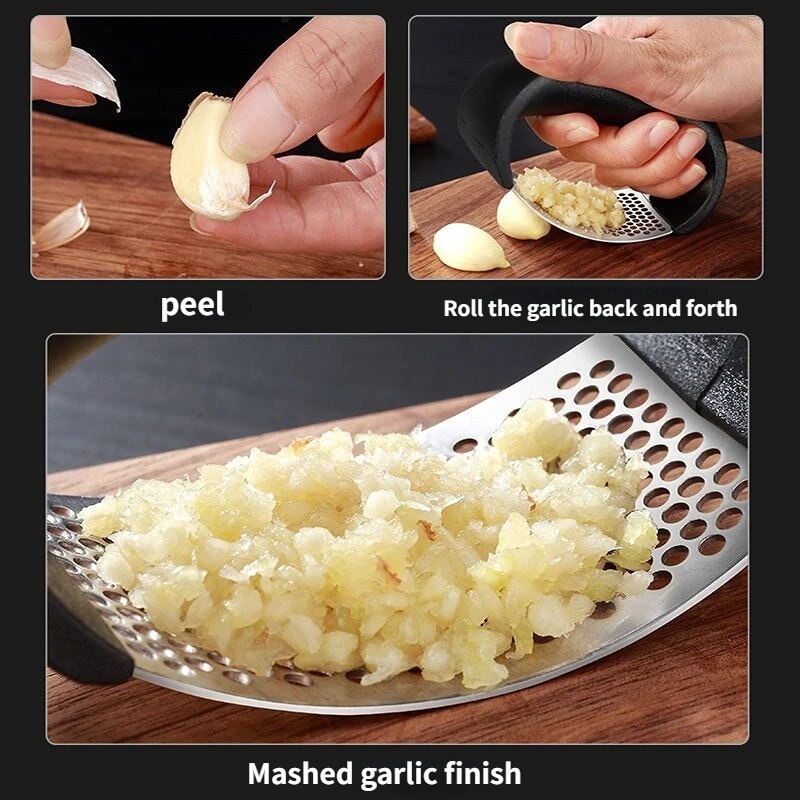 Stainless Steel Garlic Press