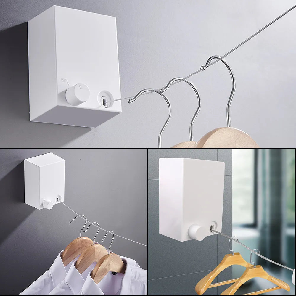 4M Indoor and Outdoor Retractable Clothesline