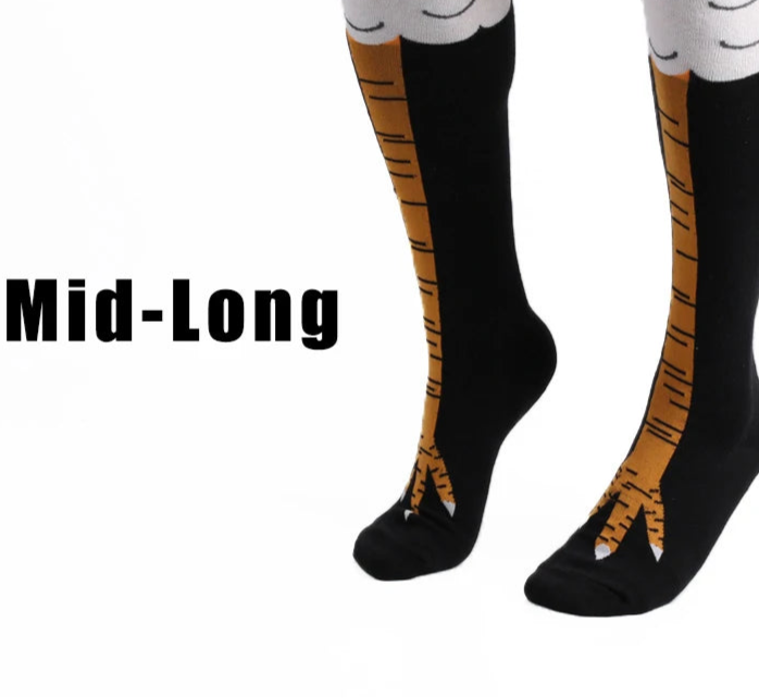 Funny Chicken Legs Socks