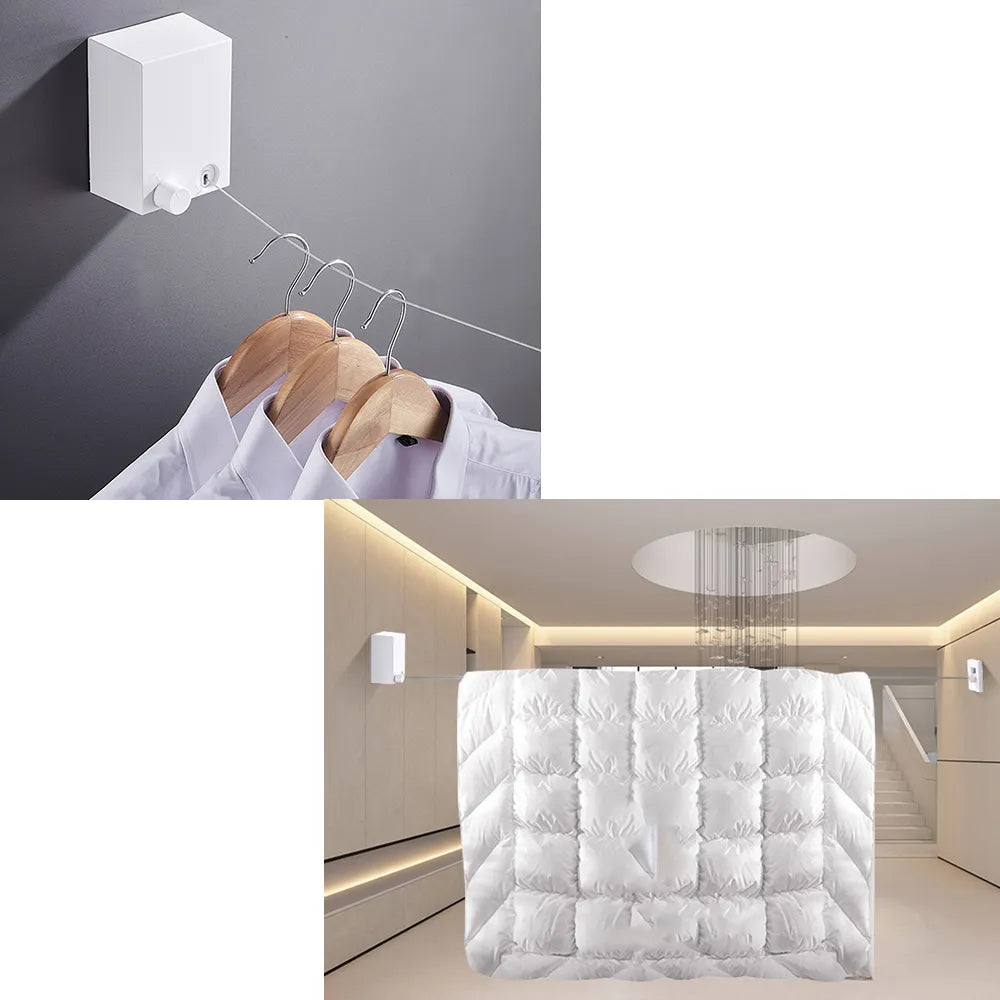 4M Indoor and Outdoor Retractable Clothesline