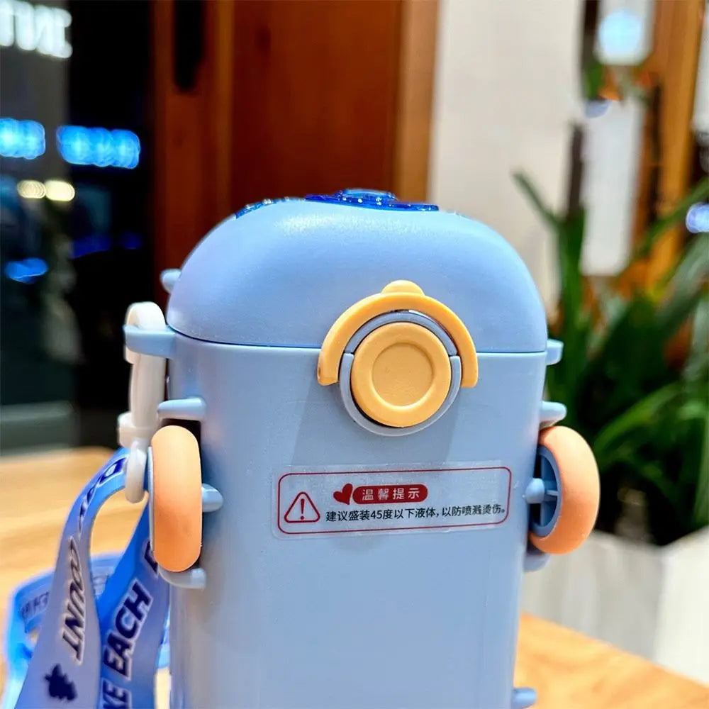 Cartoon Bus Straw Cup