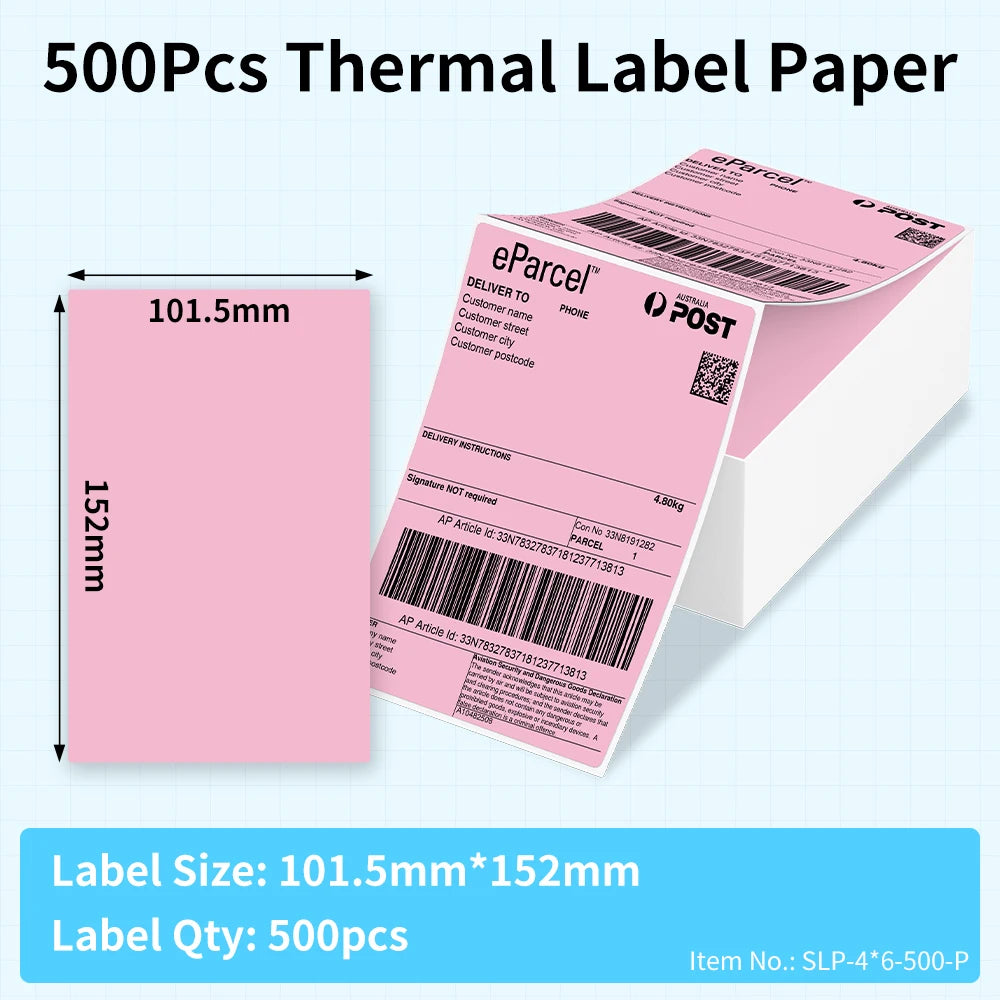 Phomemo 4x6 Thermal Shipping Labels