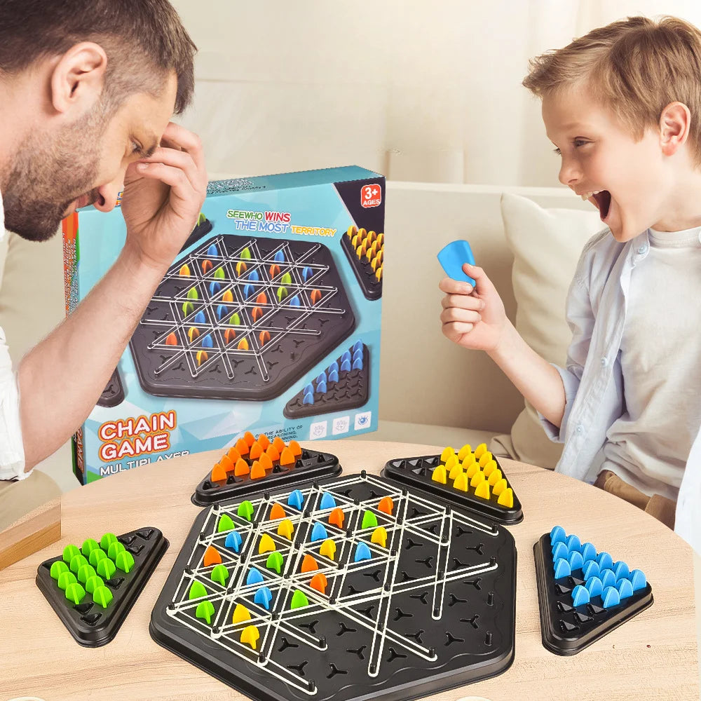 Geometry Chain Chess Puzzle