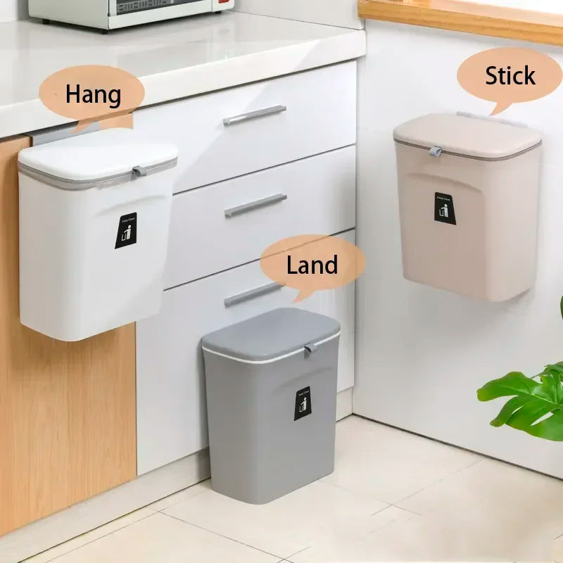 Wall mounted bin