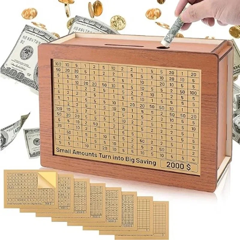 Wooden PiggyBanks-USD