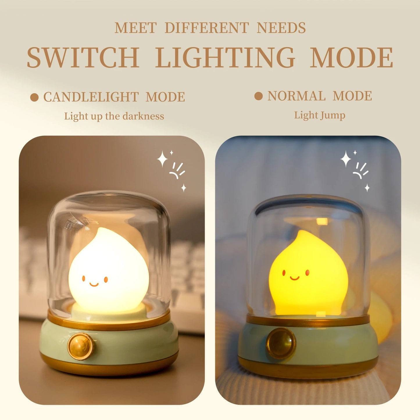 Portable Cute Cartoon Table Lamp