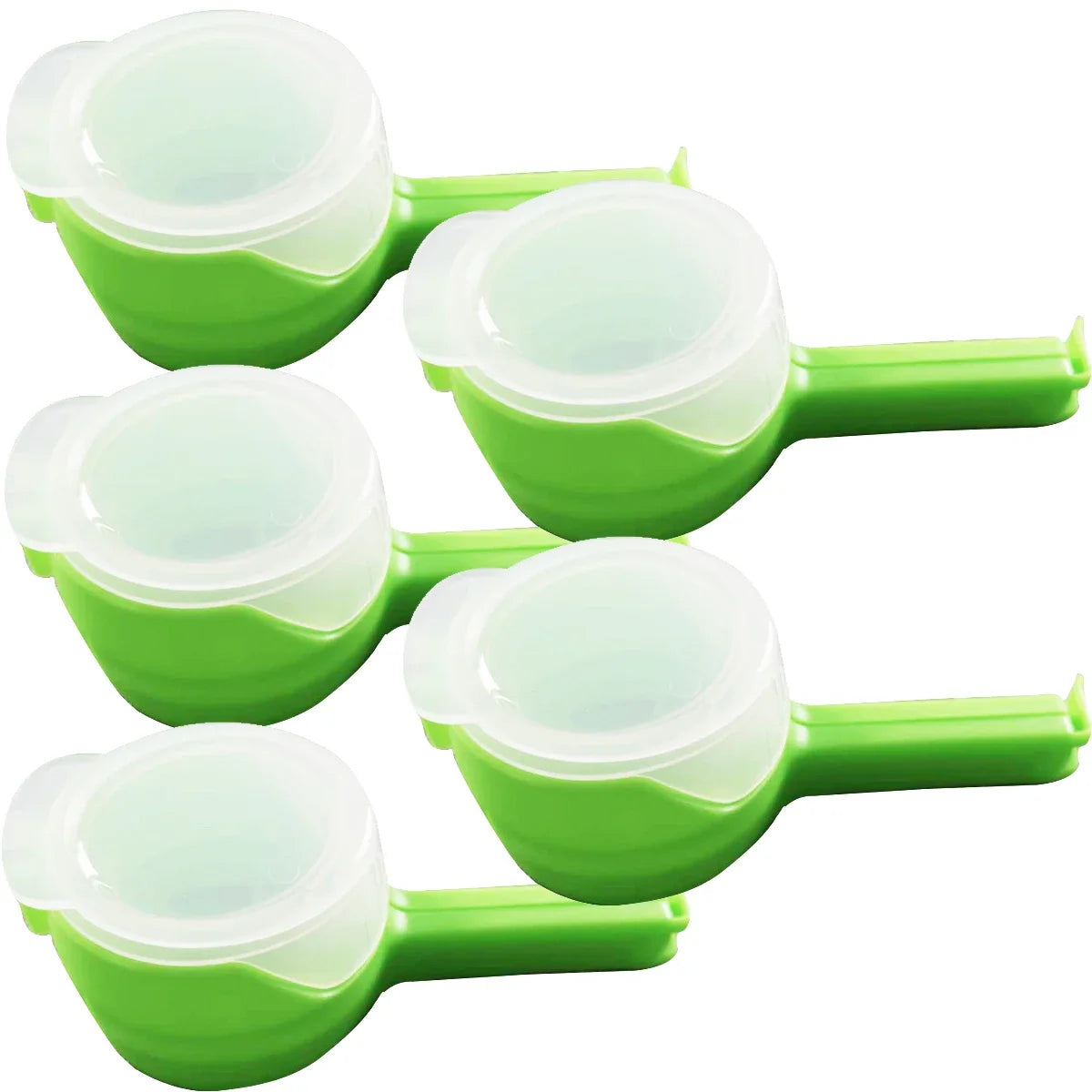 5PCS Food Bag Sealing Clips with Pour Spout