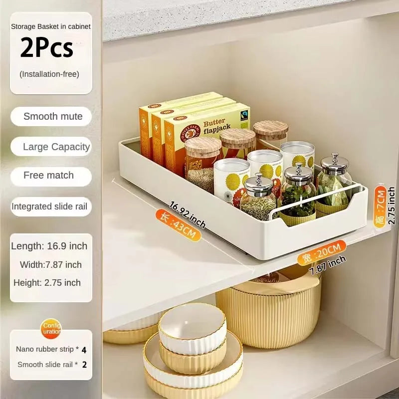 New Kitchen Storage Rack with Slide Rails