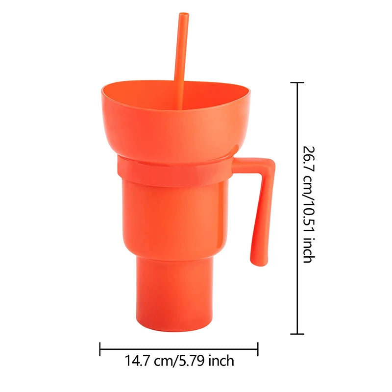 2 In 1  Portable Snackies Cup