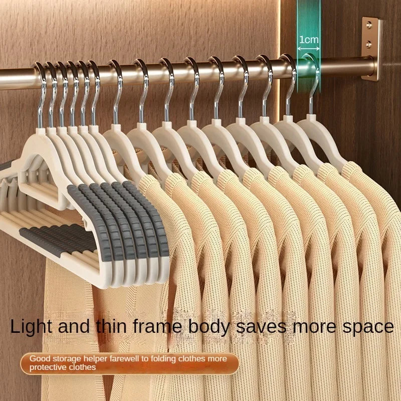 10pcs Non-Slip Metal Hangers