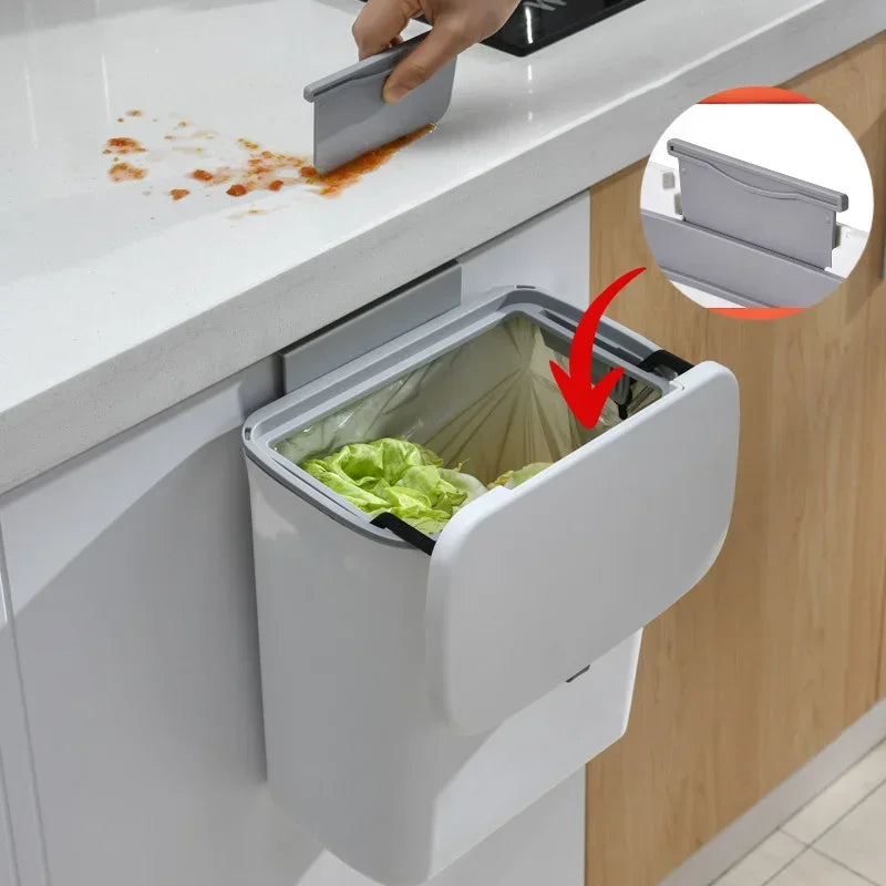 Wall mounted bin