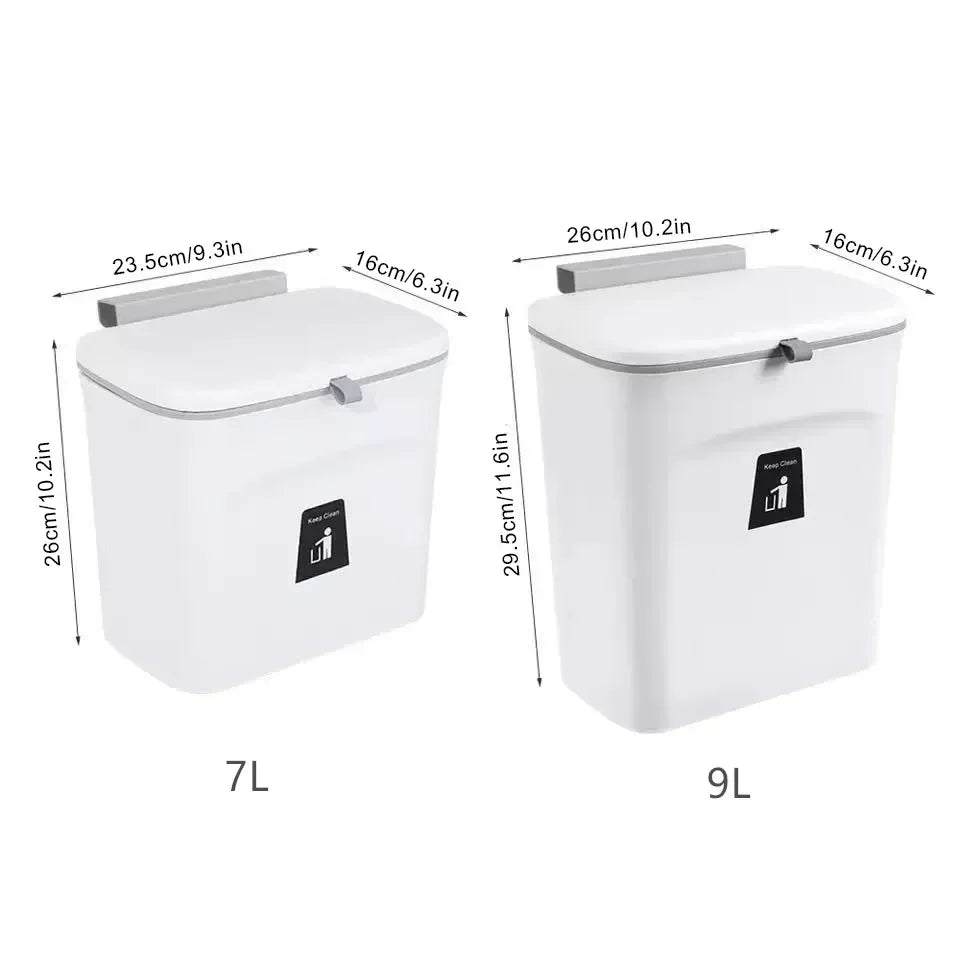 Wall mounted bin