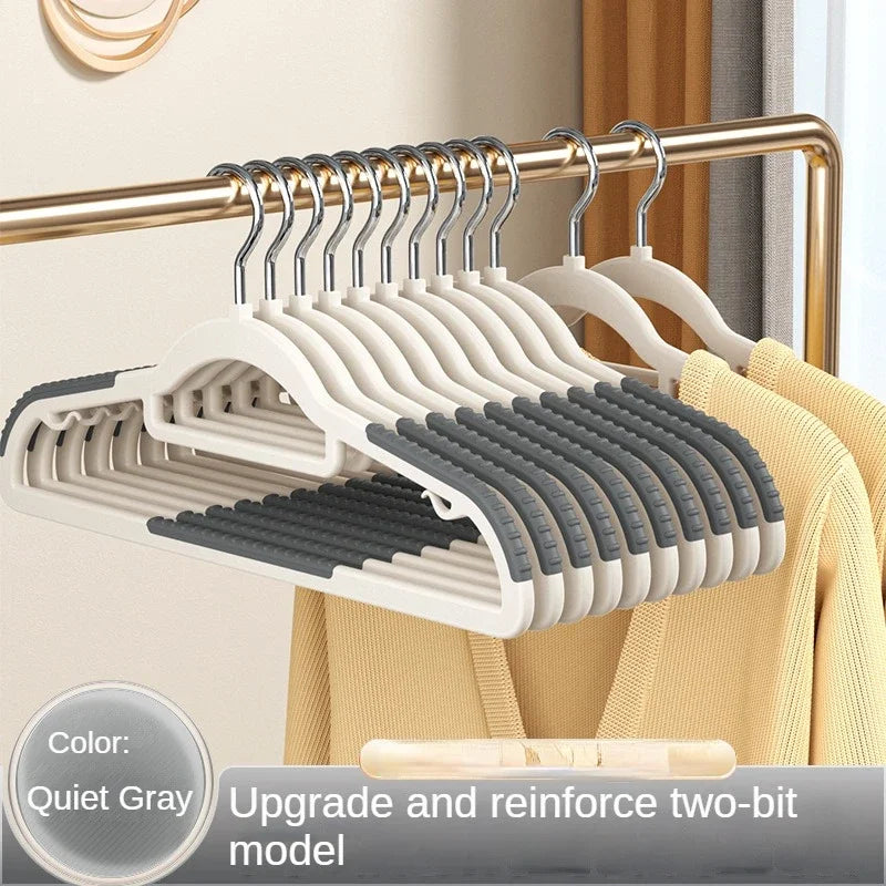10pcs Non-Slip Metal Hangers