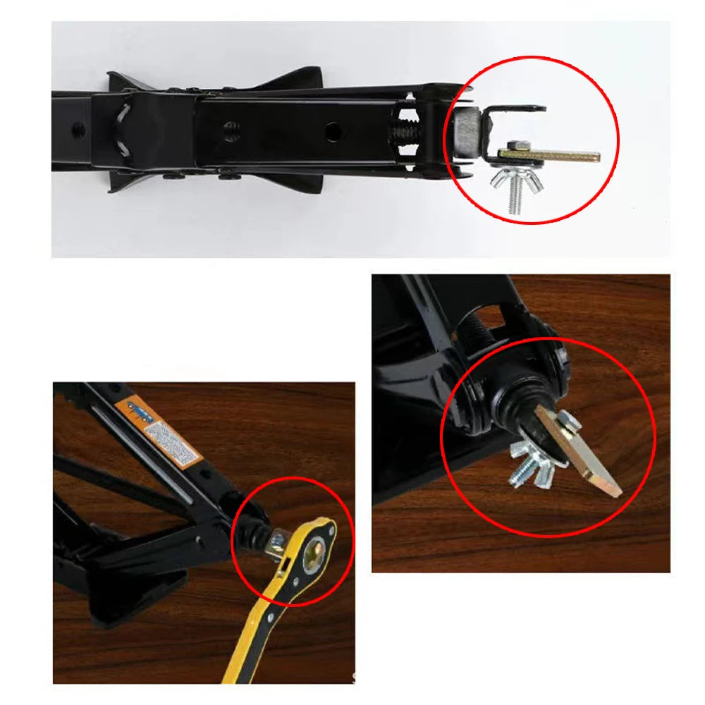 360° Rotating Labour-Saving Trolley Jack Ratchet Wrench