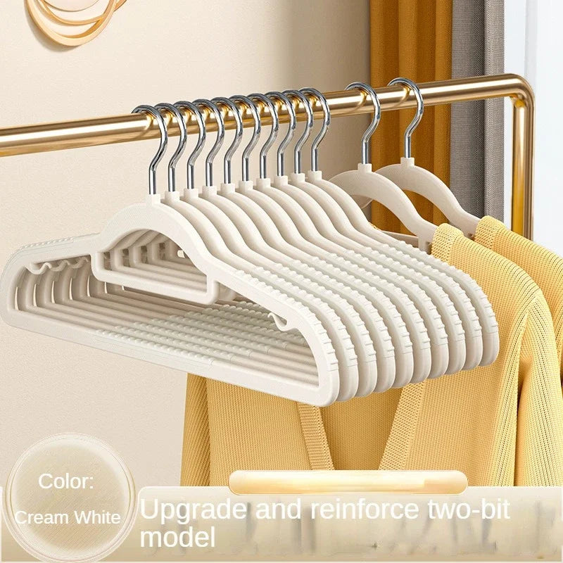 10pcs Non-Slip Metal Hangers