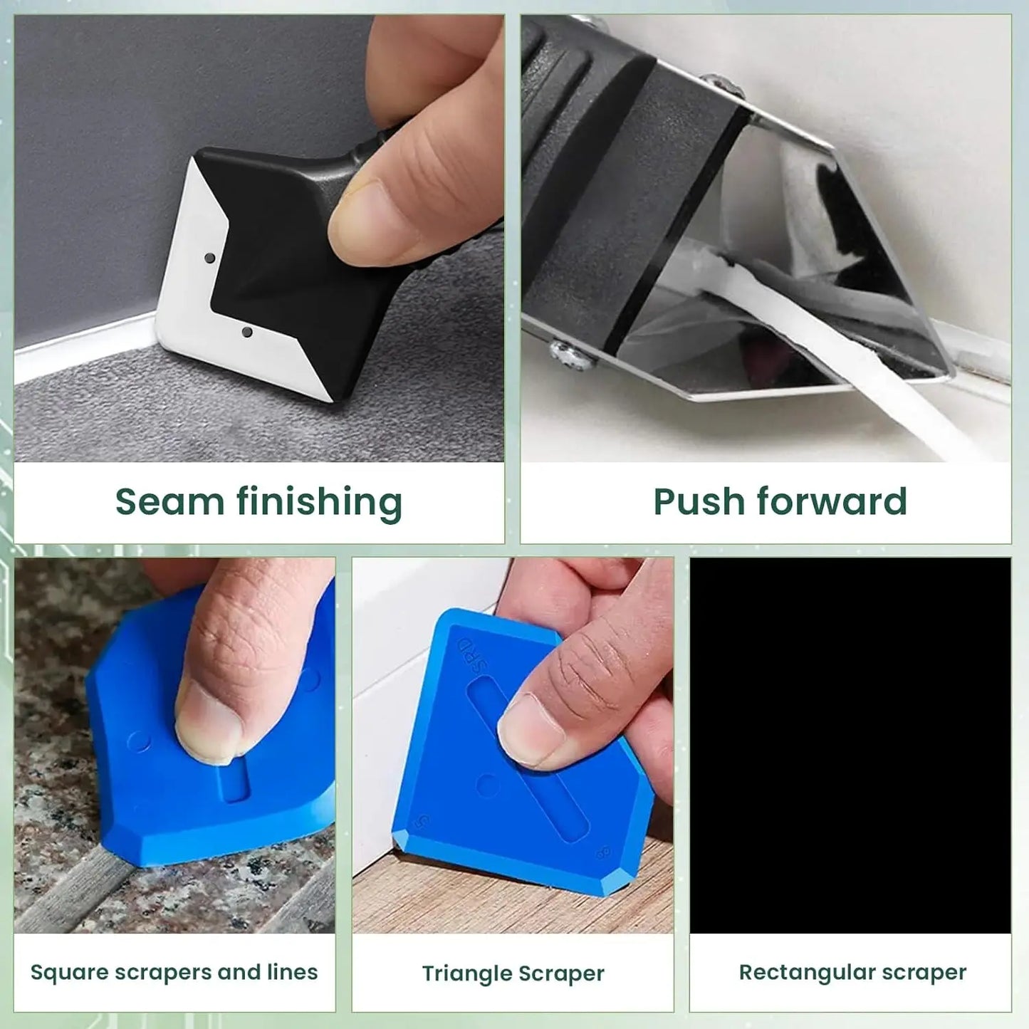 Glass Glue Angle Scraper