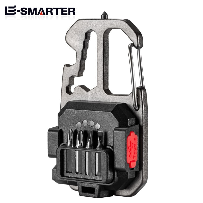 Multi-function Flashlight Keychain Lamp