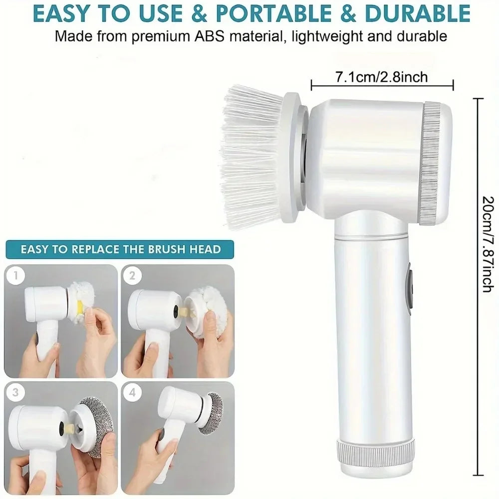 Multi-functional electric cleaning brush