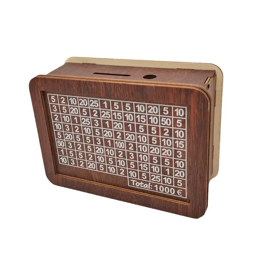 Wooden PiggyBanks-EURO