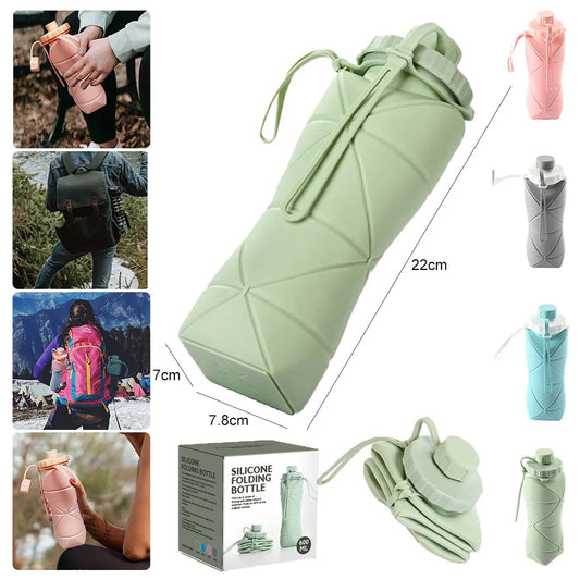 Silicone Foldable Water Bottle
