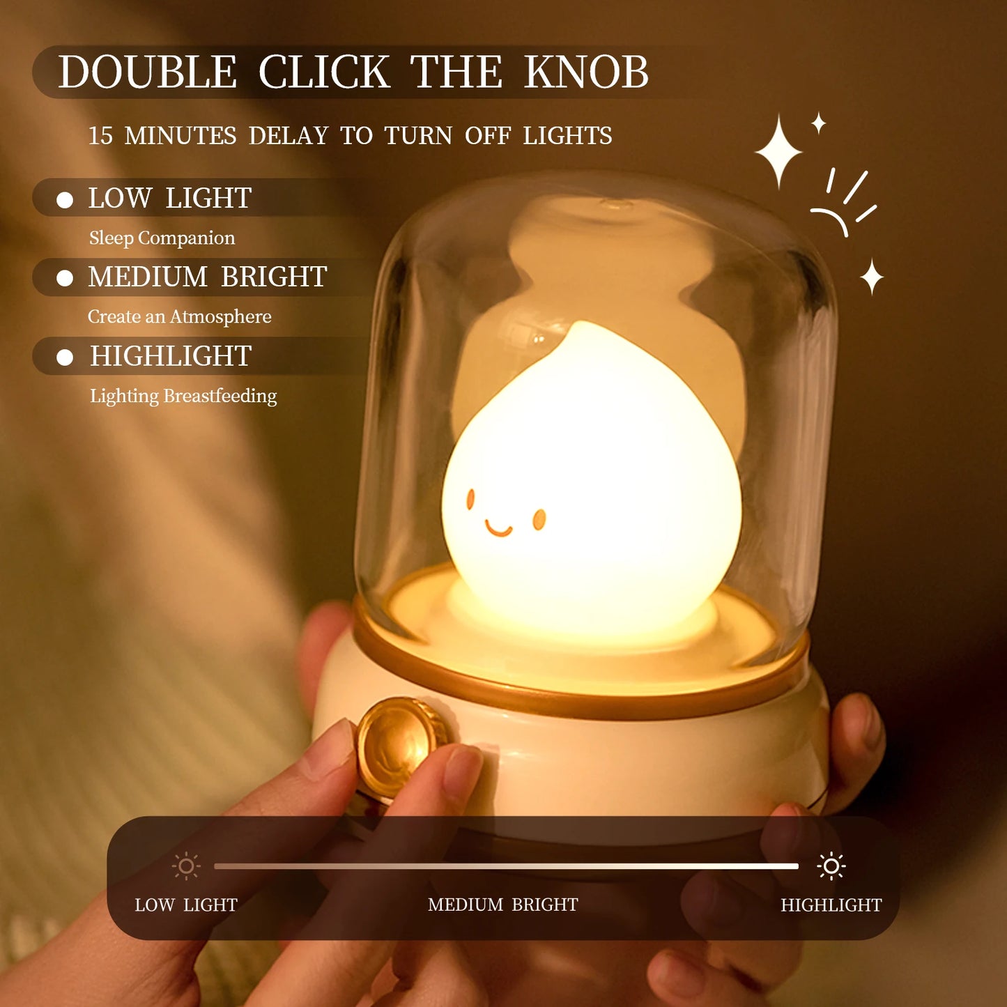 Portable Cute Cartoon Table Lamp