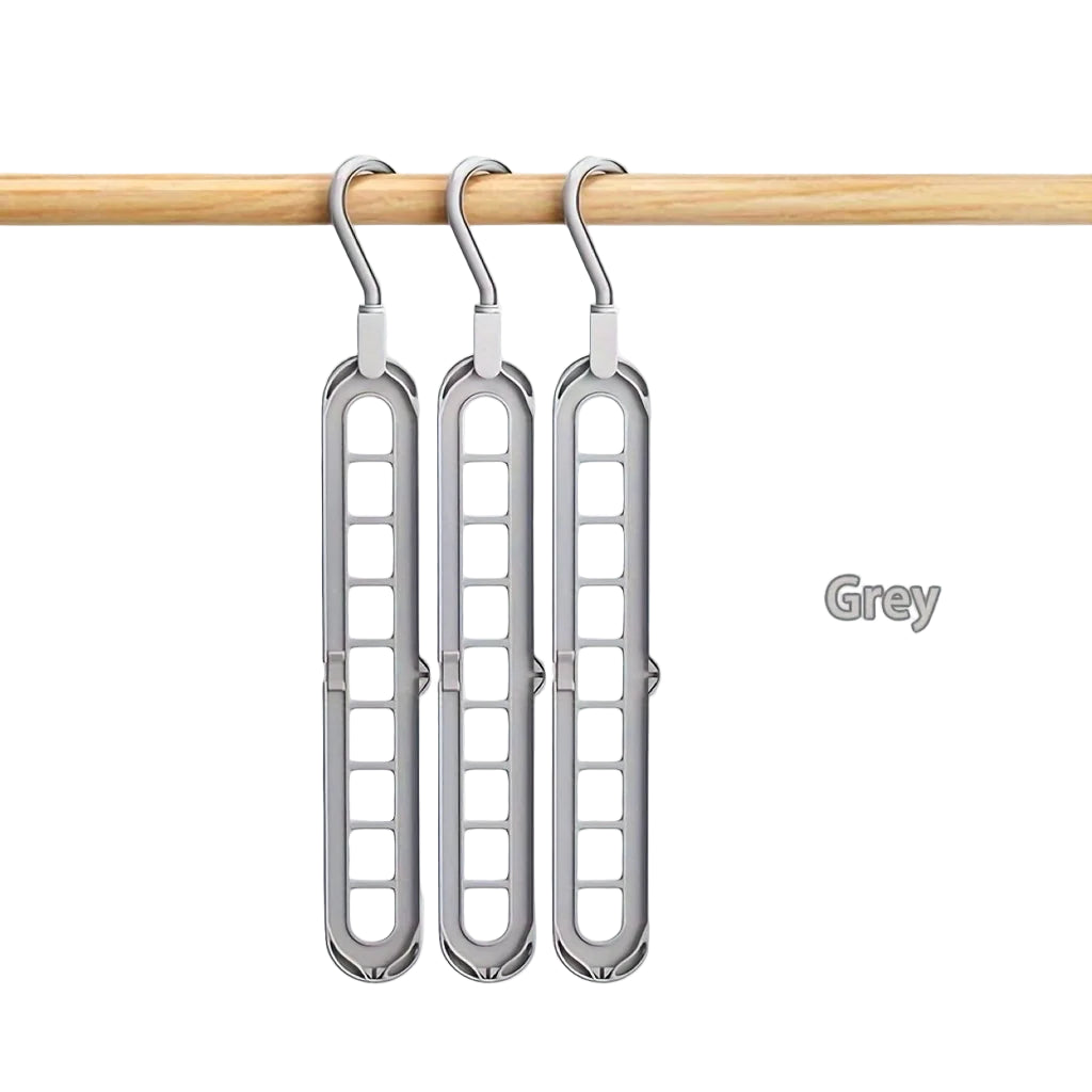 3pcs Multi-Hole Clothes Hangers 🧥