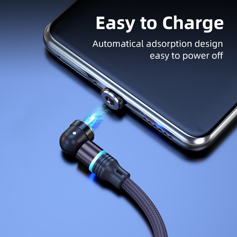 Hot Selling 540° Rotate Magnetic USB Cable