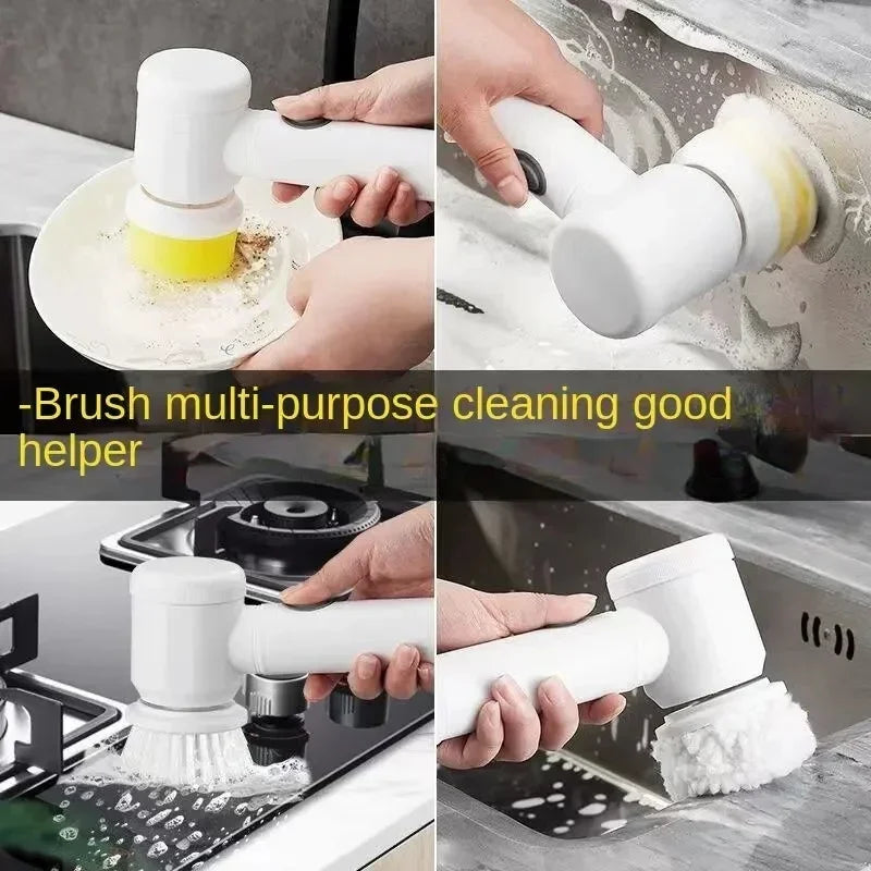 Multi-functional electric cleaning brush