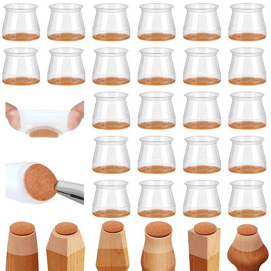 24 Pcs Chair Leg Protectors