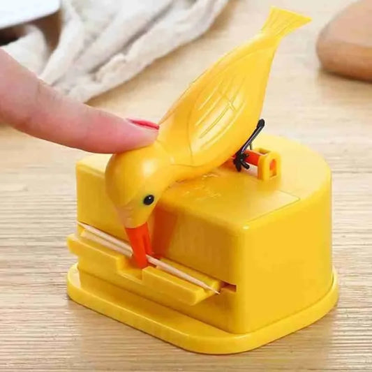 Automatic Small Bird Toothpick Container