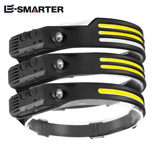 COB LED Sensor Headlamp