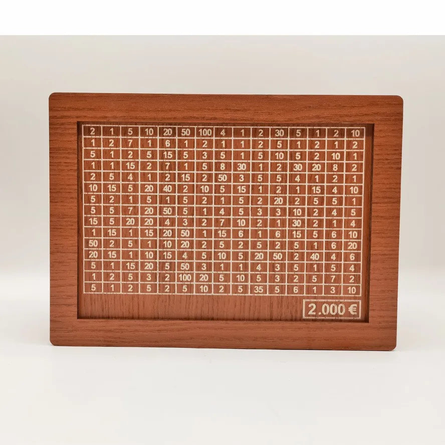 Wooden PiggyBanks-EURO