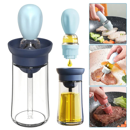 Kitchen Oil Bottle With Brush