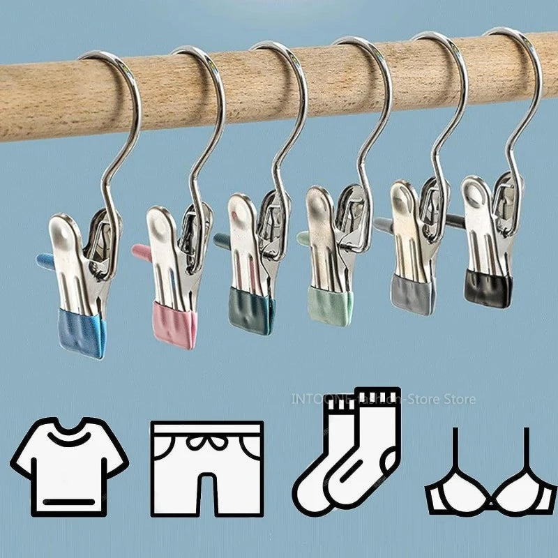 10pcs Portable Clothespins